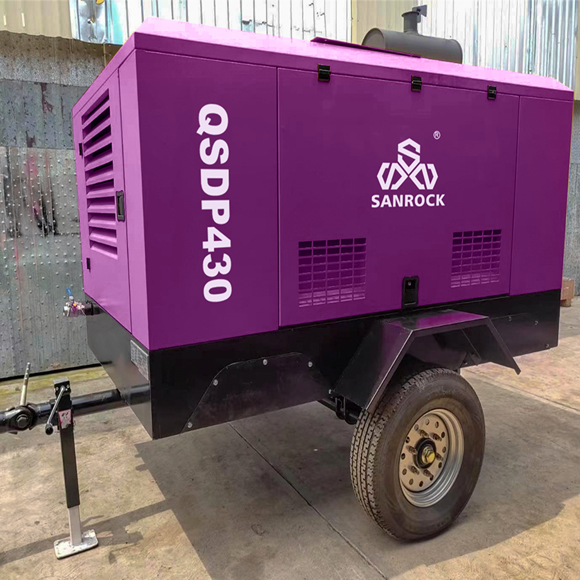 Mining Diesel Screw Air Compressor Machine Small Portable Rotary Screw Air Compressor