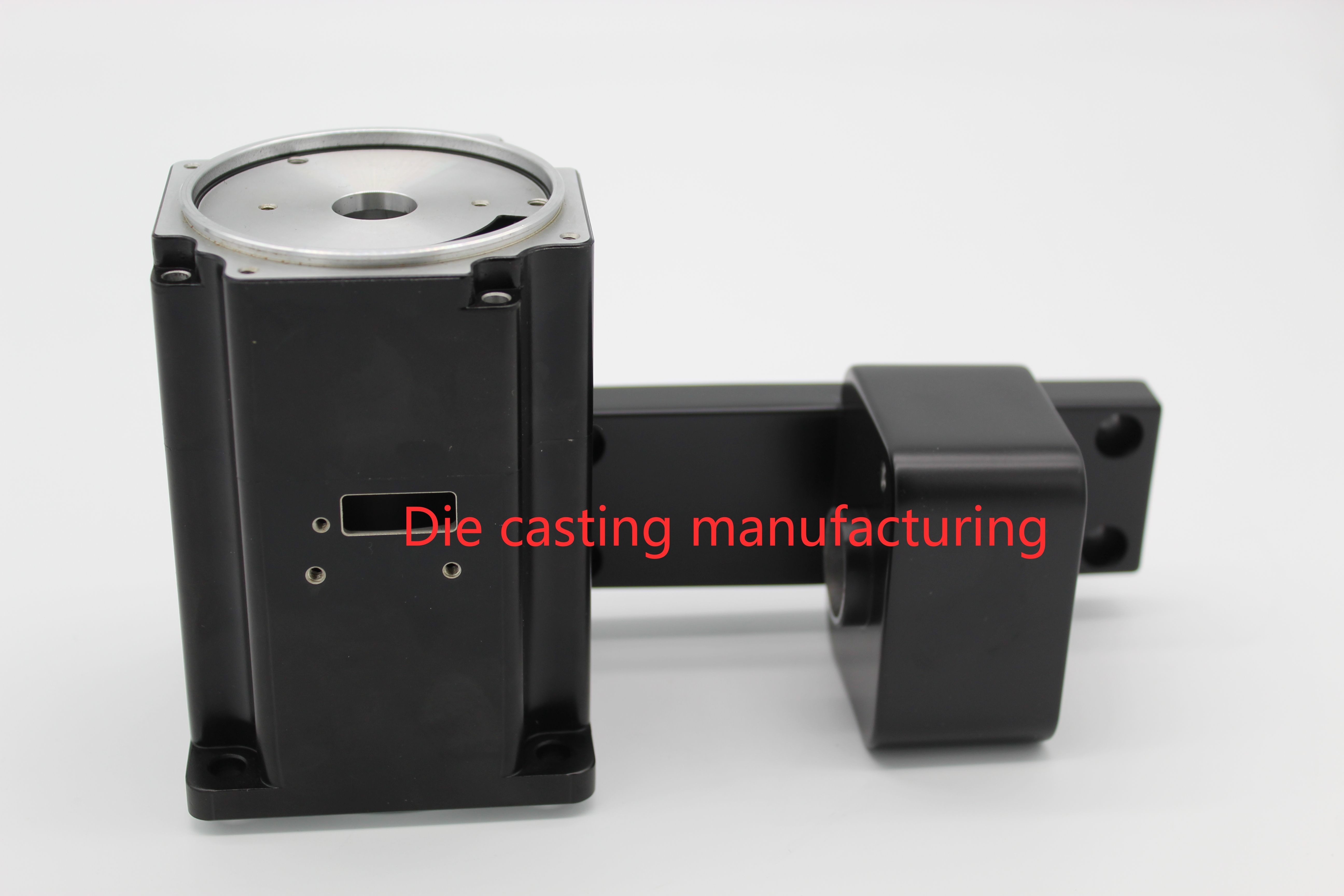 IPQC Zinc Die Casting Parts Camera Accessories Black Oil Painting IATF 16949
