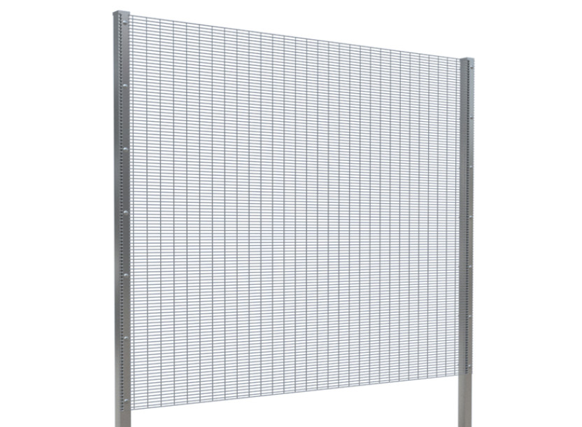 Clear Vu 358 Welded Mesh Security Fencing Green Coated / Galvanized 1.2*2.5m