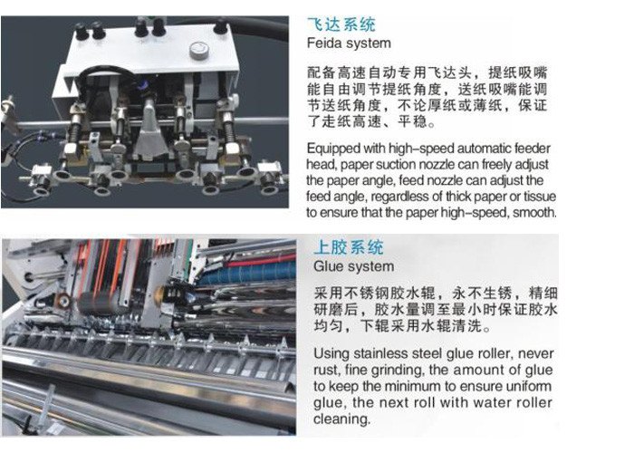 High Speed Automatic Intelligent 1700mm Litho Lamination Machine With Laminator Pallet Stacker