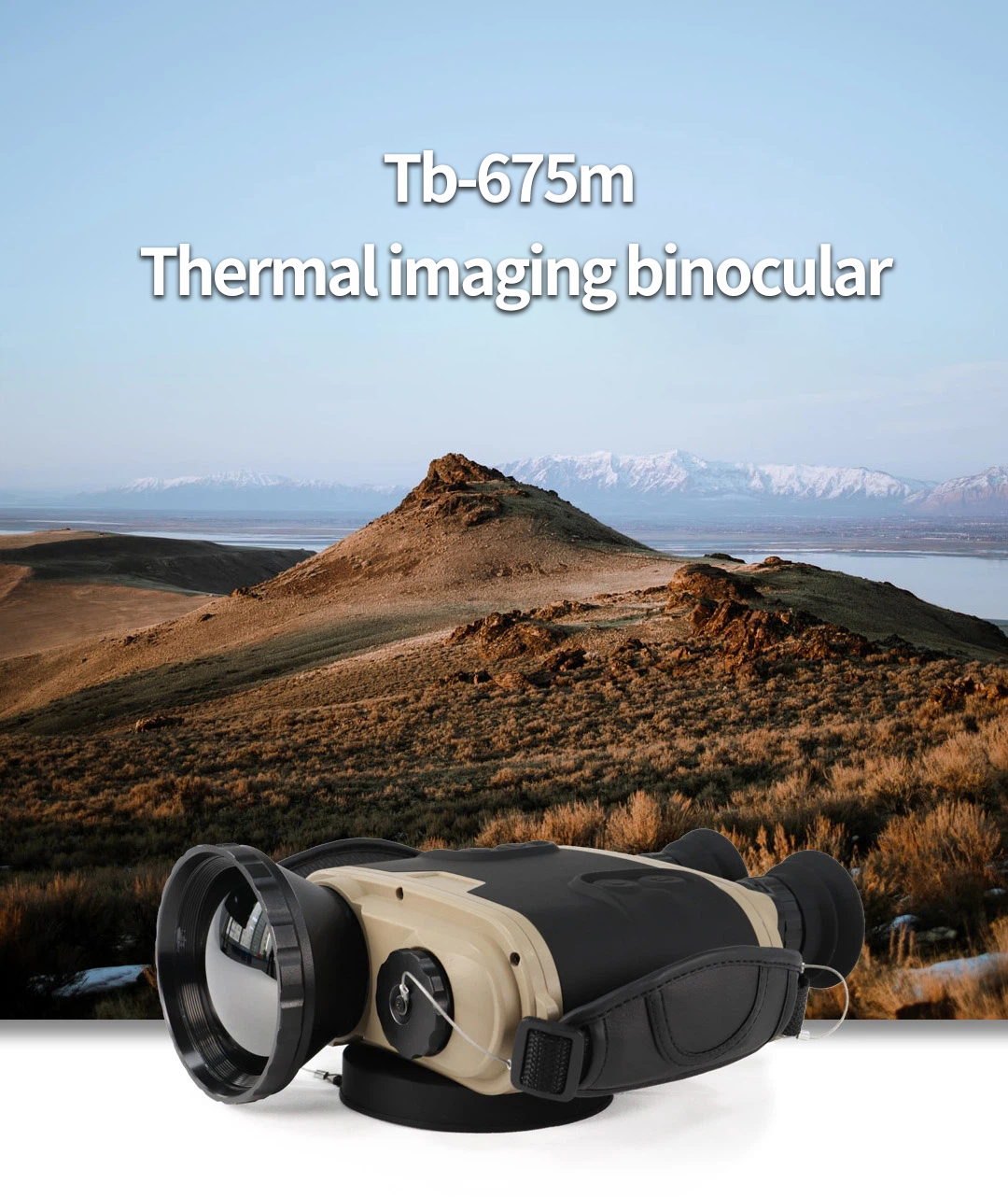 12um Infrared Thermal Binocular Telescope White Black Night Vision Binocular