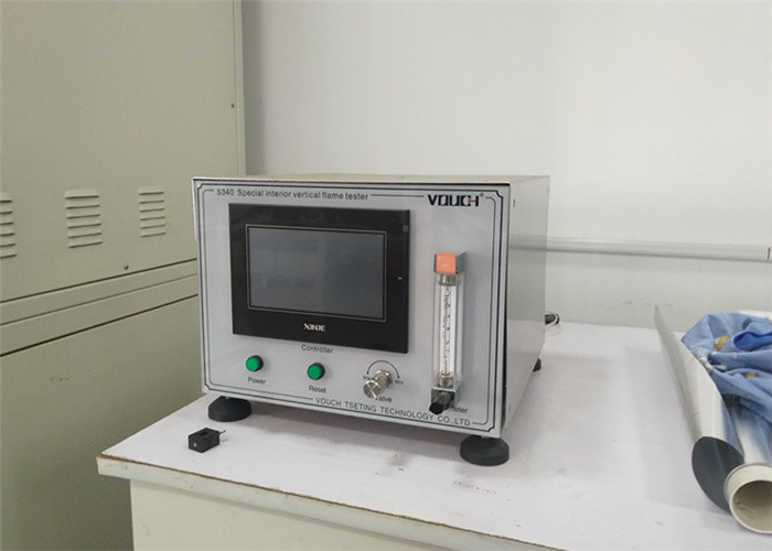 0～999. 9S Vertical Flame Test Chamber Aircraft Materials Fabric Burning Test