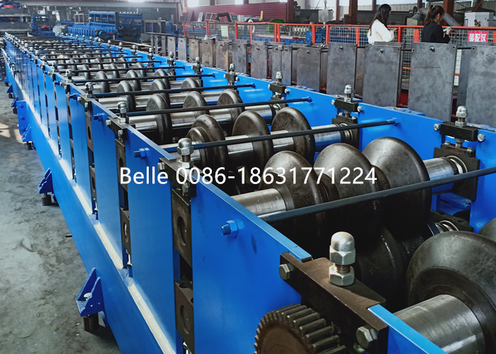 Highway Plc Guardrail Roll Forming Machine Chain Driven
