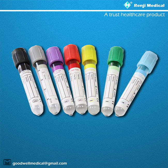 EDTA Blood Draw Vacuum Tube 3 years Shelf Life For clinical haematology