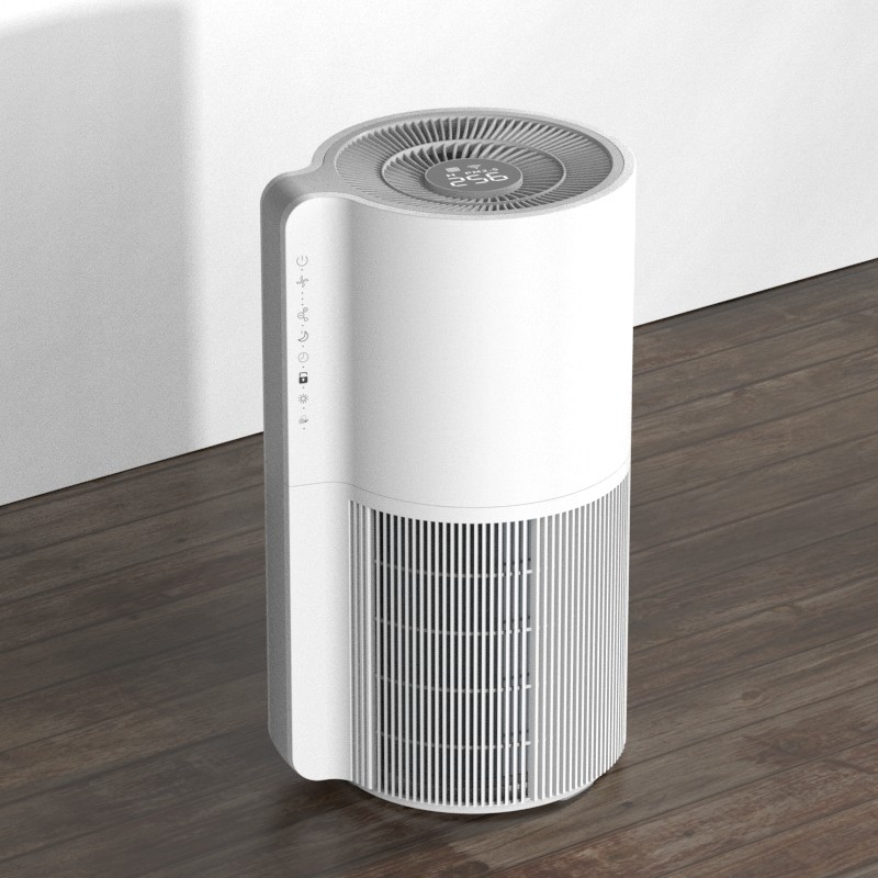 Touch Control Hepa Uv Air Purifier Remove Pet Dander And Allergies Removal