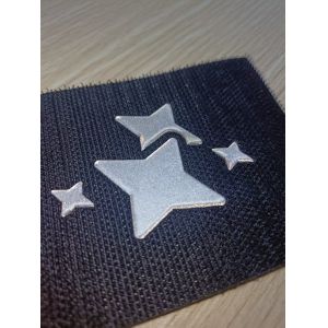 Factory Iron on Custom 3D Tpu Badge Embossed TPU Patches for Clothing Customized