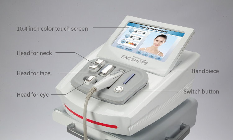 5D RF Radio Frequency Face Lift Machine Low Frequency Medium Wavelength