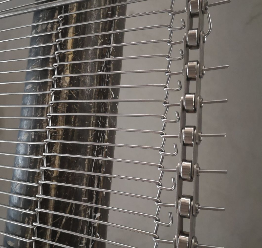 Stainless Steel Conventional Weave Conveyor Belt for Food Production Line