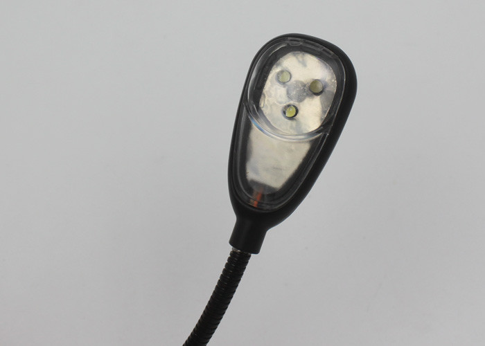 3 LED Flexible Book Light For Computer Gaming At Night , USB LED Desk Lamp