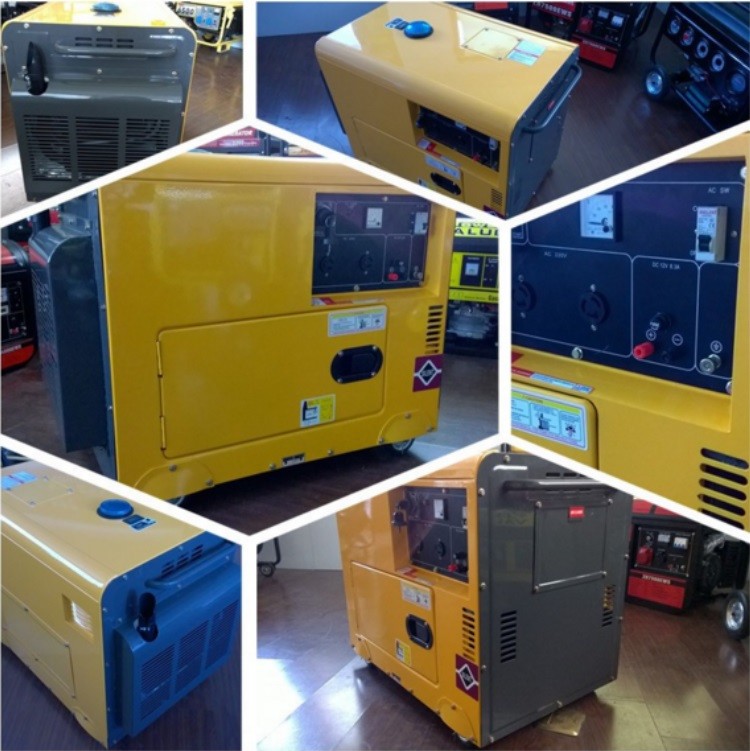 8KW Open Type Electric Start Petrol Generator Set Air Cooled 3600 Rpm Speed