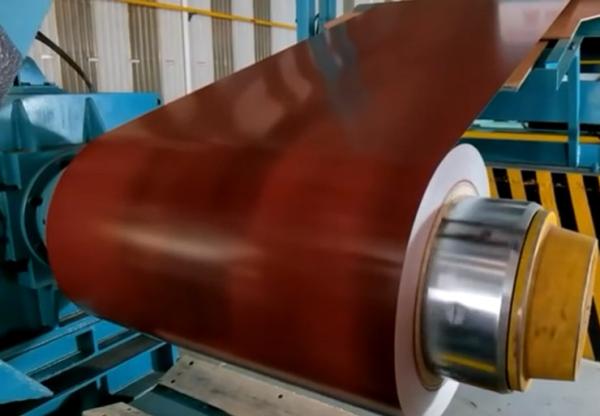 0.38*1000mm Pre-Painted Galvanized Steel Coil PPGI PPGL RAL8004 Copper Brown