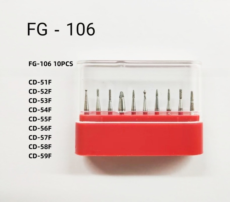 FG High Speed Polishing Rotary Bur Surgical Stainess Steel Dental Diamond Burs