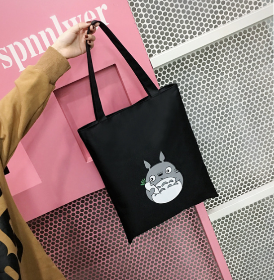 Amazon hot simply design natural Cotton Tote Bag lightweight Reusable Grocery Shopping Cloth Bags Suitable for DIY, Gift