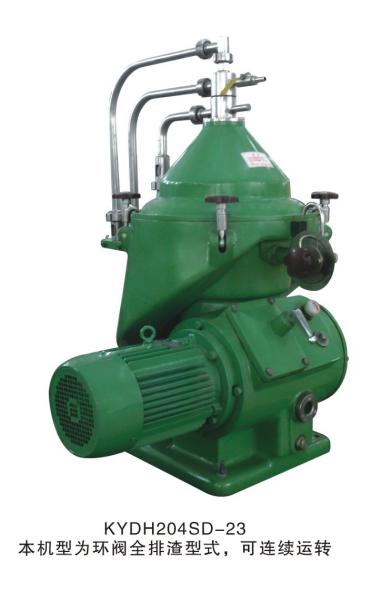 Stainless Centrifuge Lubricating / Fuel Oil Water Marine Disk Separator Capacity
