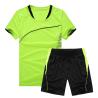 Buy cheap Custom Sublimation Men Running Wear Jogging Suits Green Color from wholesalers