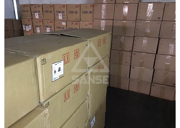 PE6 Diesel Engine Cylinder Liner Excavator Nissan Engine Parts Piston Cylinder Liner