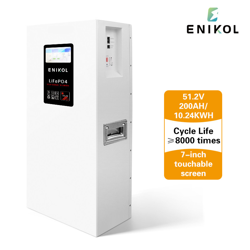 51.2V 200Ah Lithium Iron Phosphate Battery , Home Energy Storage Battery Built in BMS