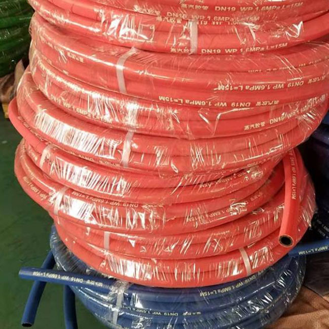 EPDM Rubber High Temperature Steam Hose , Flexible Hose Pipe For Hot Water