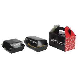  Wholesale Custom Eco-Friendly Kraft Box for Fast Food Burgers, Fries &amp; Chicken Manufactures