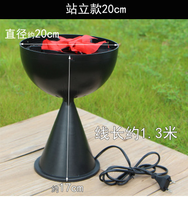 Halloween simulation LED fake fire plug fire lamp fire pot fire lamp fire bar KTV scene decoration props.