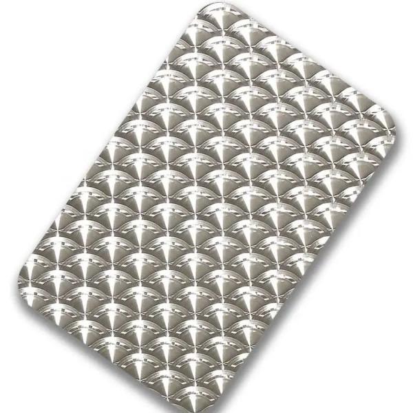 Ss 304 Ss316 Perforated Stainless Steel Plate Sheet Embossed Checkered