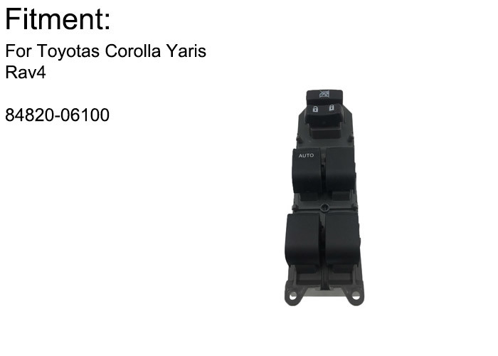 Auto Toyota Power Window Switch Corolla Yaris Rav4 84820-06100 Easily Install