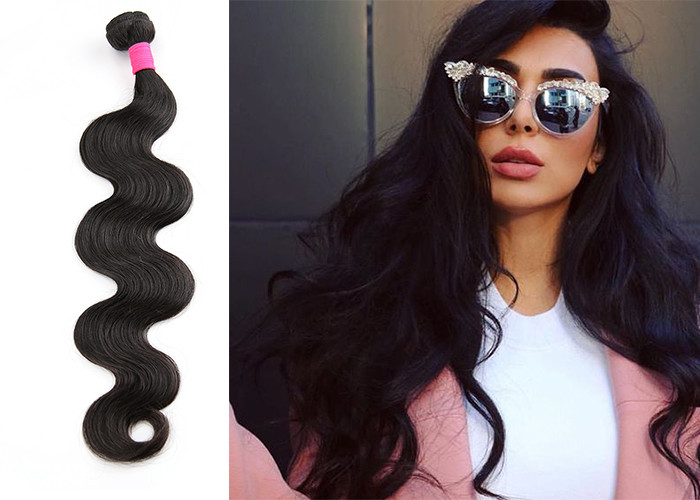 2017 Hot Beauty 6A Grade Virgin Human Hair Body Wave Natural Black 1b# Color