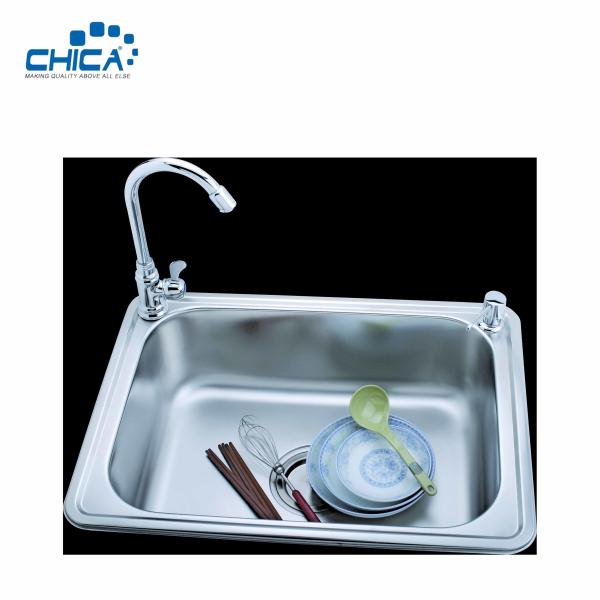 SUS304 Stainless Steel Kitchen Sink Single Bowl Kitchen Sink Press Kitchen Sink
