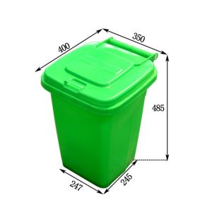 30 Gallons Recycle Trashcan Outside Plastic Trash And Recycling Can