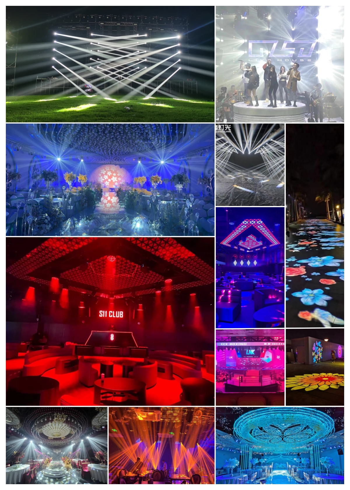 Theater Light Series Zoom Imaging LED Profile Light 300W IP20 For Stage Lighting