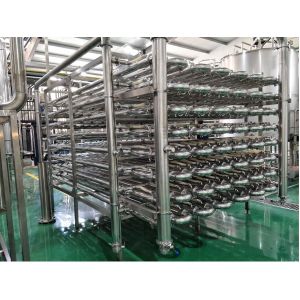 SGS 1000LPH Egg Liquid Juice Pasteurization Equipment With Touch Screen