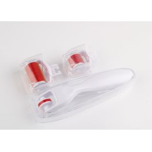 China DRS 3 in 1 derma roller for face and body treatment Microneedle Roller 3 Replacement Heads Cosmetic Needling on sale