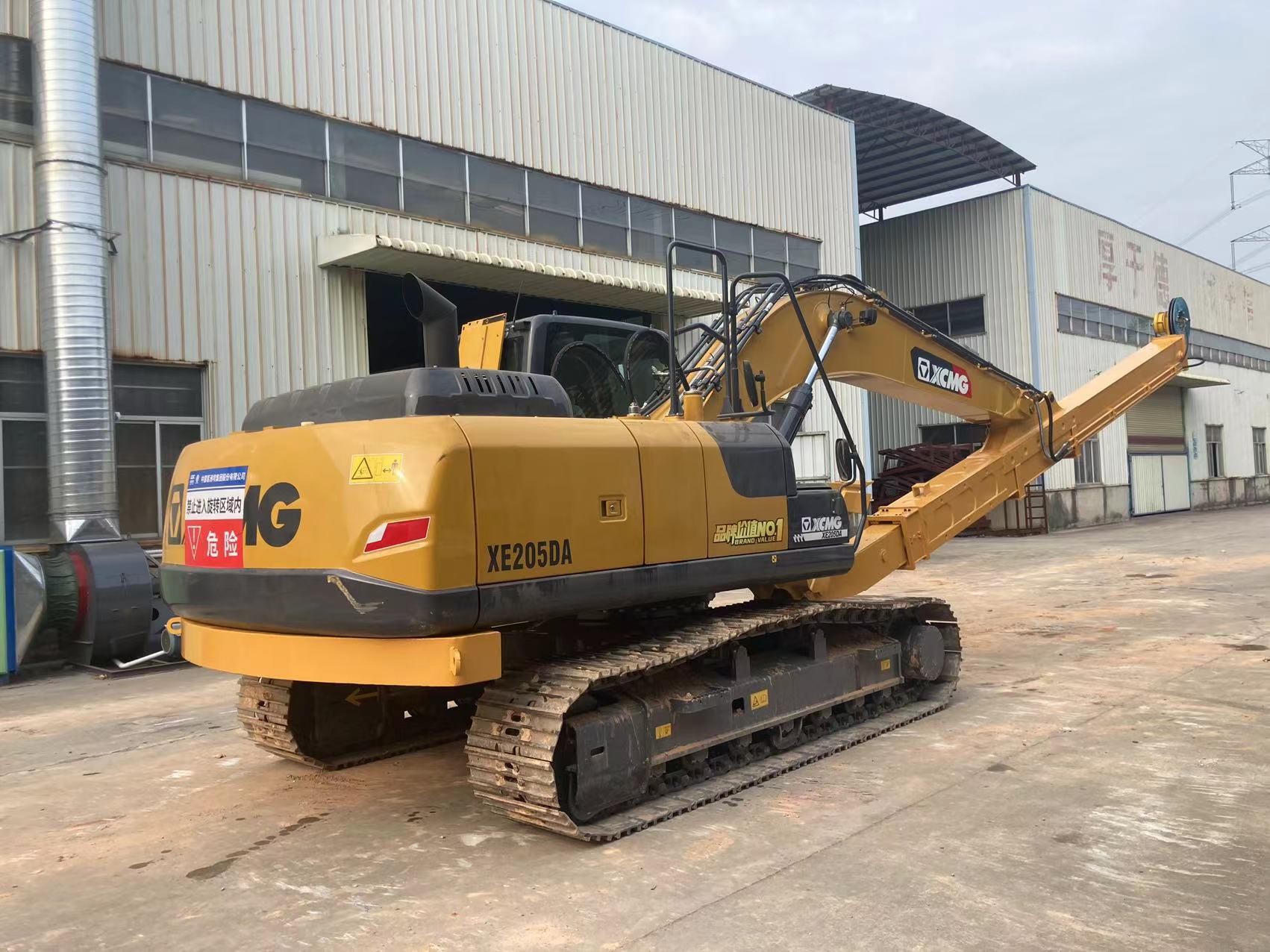 Practical 14m Telescopic Excavator Arm , Hitatchi ZX200 Construction Equipment Boom