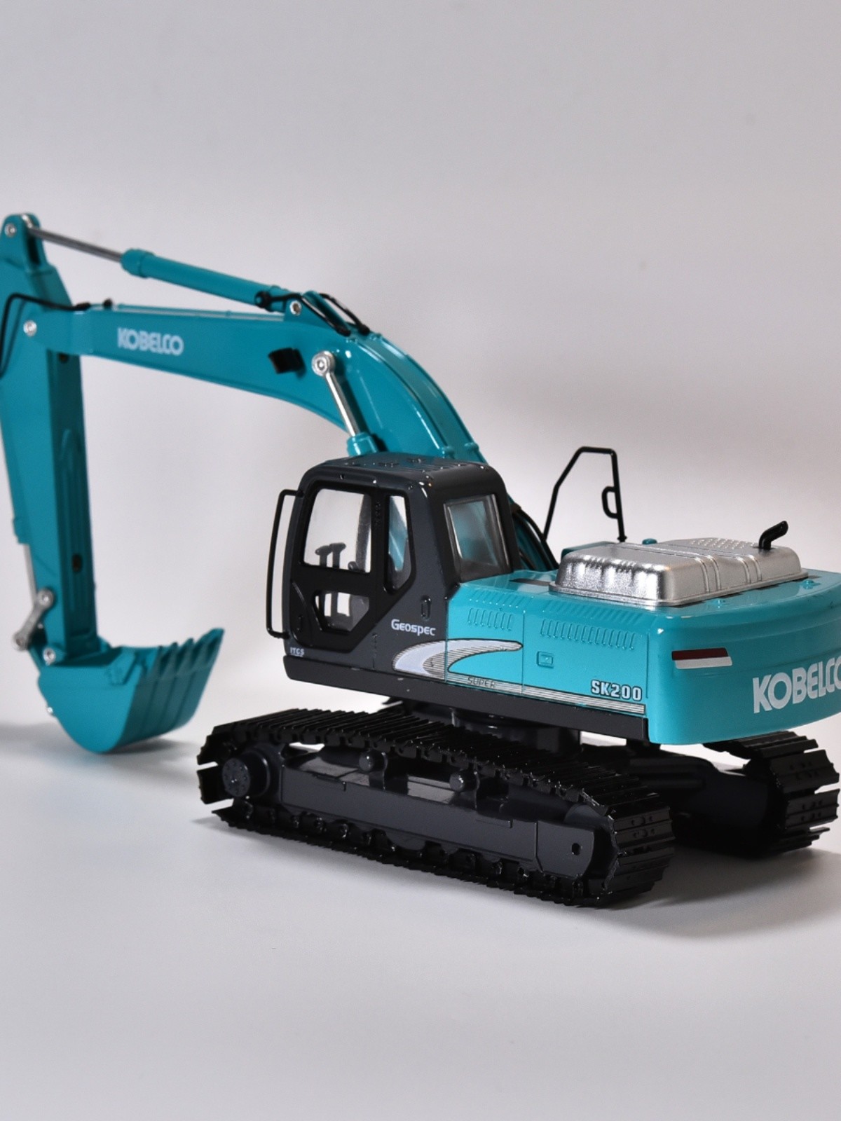 Excavator Model KOBELCO Original Simulation Metal Alloy Car Shinko SK200 Decoration Non-toys