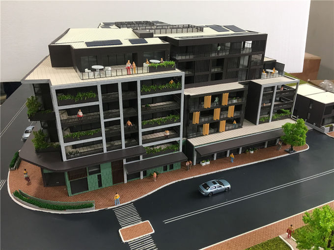 1/75 scale Miniature Australian architecture design model with white internal light
