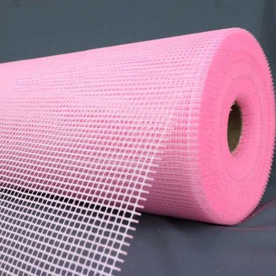 Different colors alkali - proof fiberglass net used for construction material on