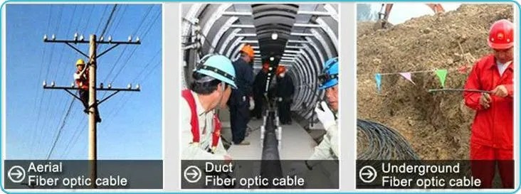 GYTS Steel Armored with PE sheath Fiber Optic Cable For Duct And Aerial with loose tube