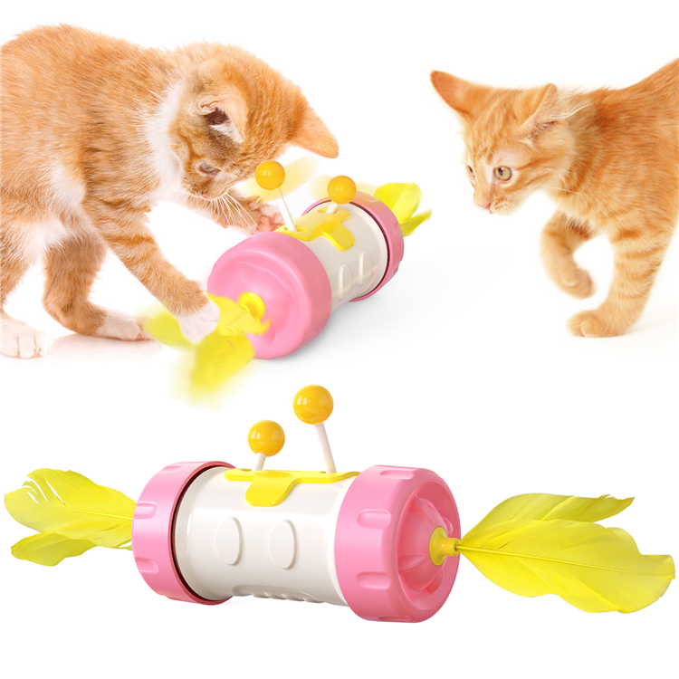 Hot Sale Cat Balance Car Cat Catnip Hair Interactive Self-playing Pet Toy