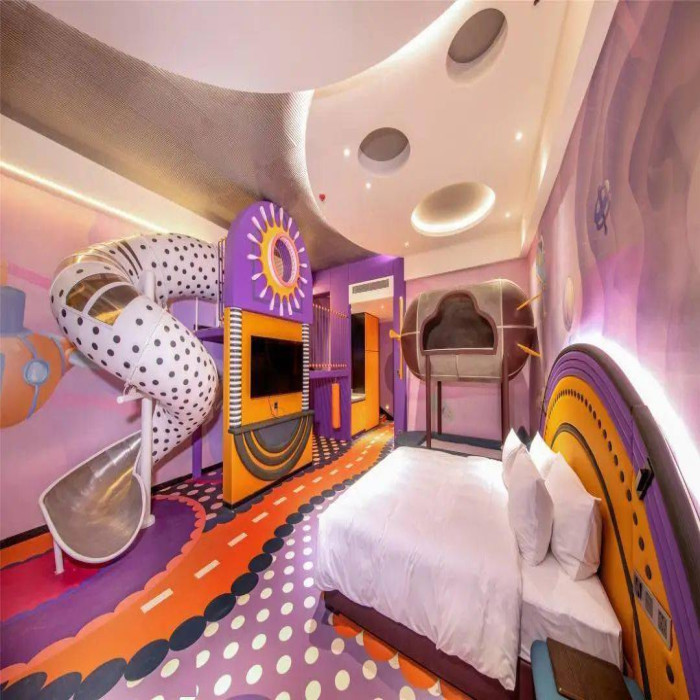 Family Rooms Entertainment Friendly Hotel Slide for Entertainment and Kids Club