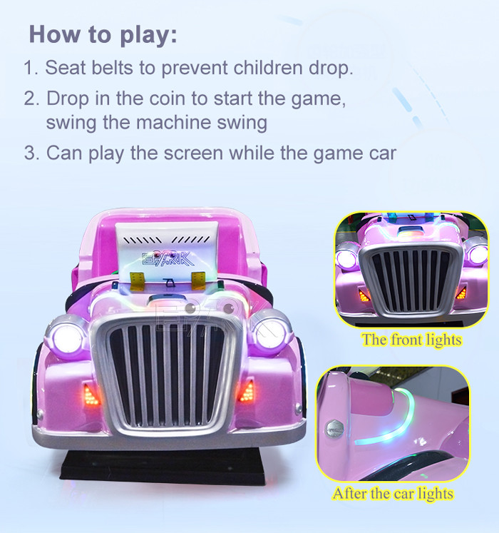 Shopping mall earn money equipment Fiber Glass New design bubble car swing machine kids ride coin