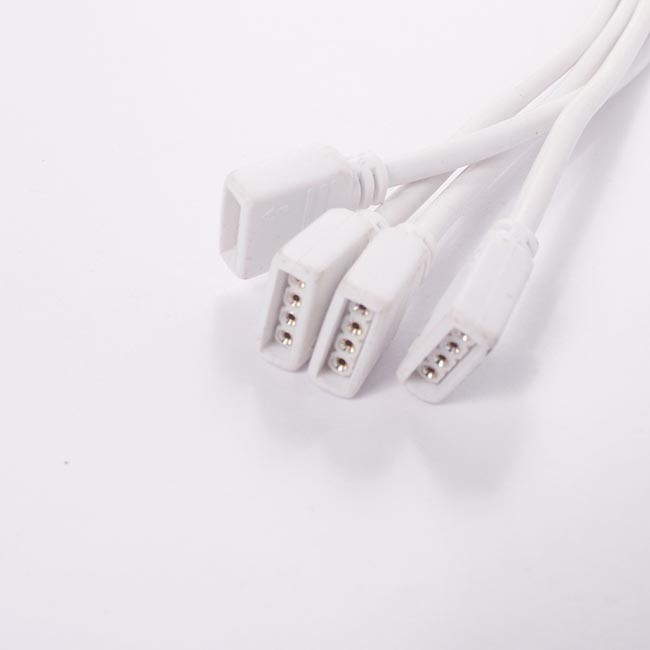 6 Pin 2.0mm RGBCCT Splitter Connector 1 To 4 Female To Female Connector Cable For RGB+CCT LED Strip Light