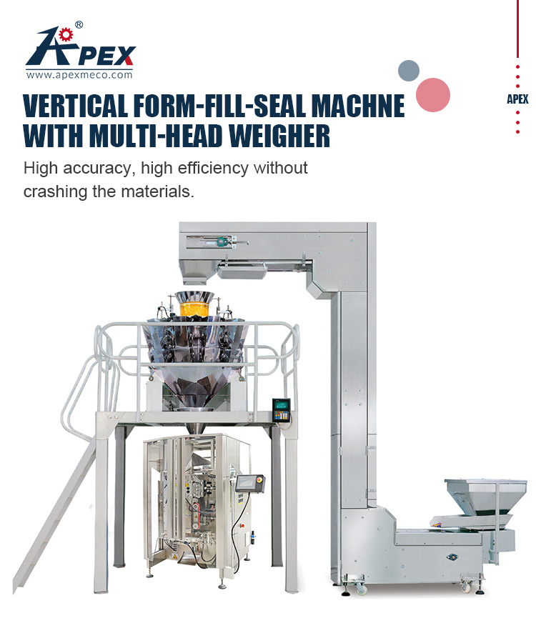 New Bag Sealing Machine Ready Meal Mini Food Potato Chip Vertical Form Seal Machine