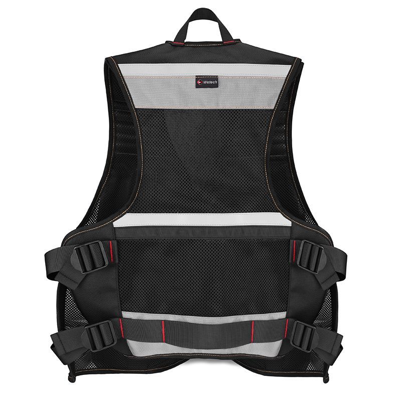 Safety Tool Bag Vest Oxford Cloth Jacket with Multi-Pockets Durable Polyester