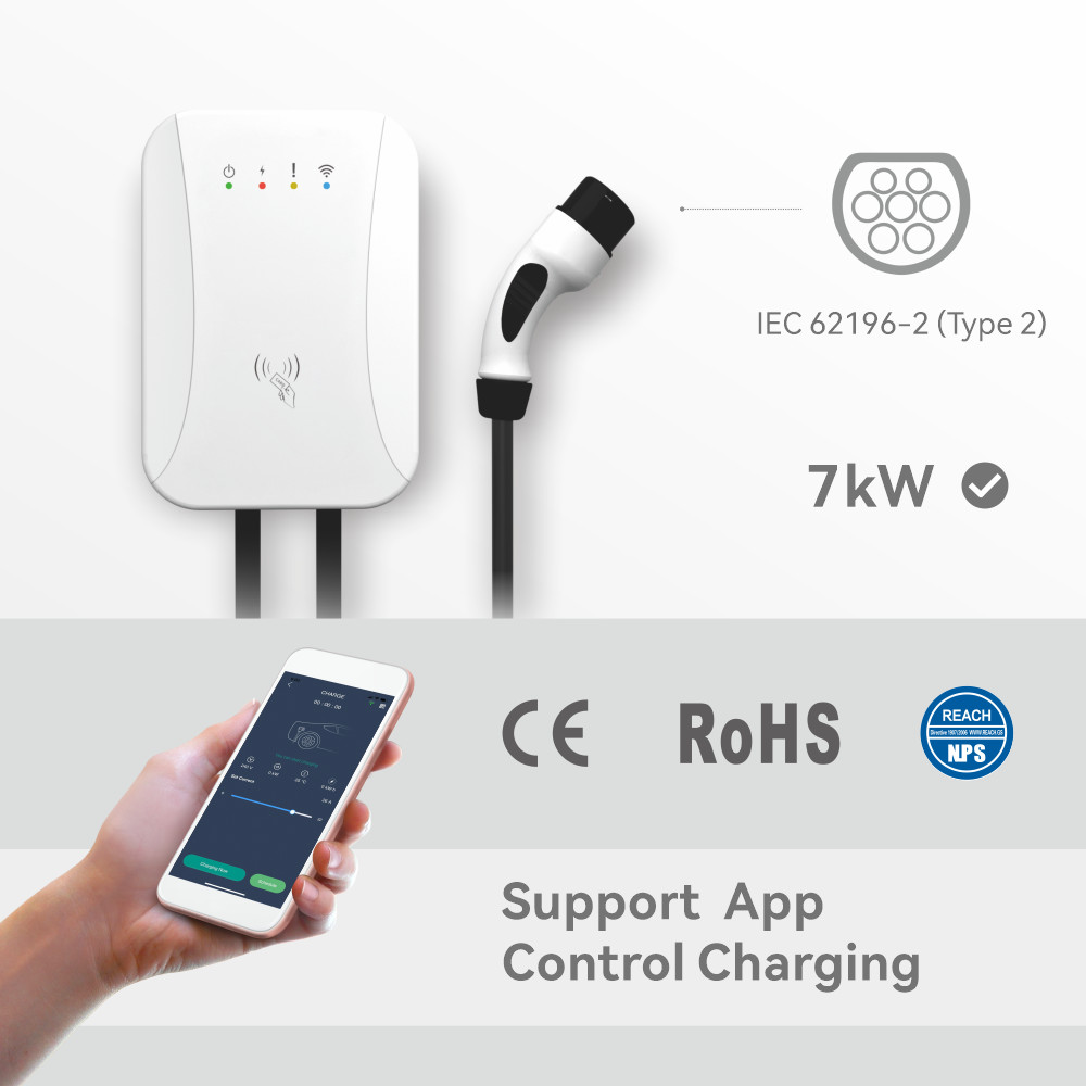 CE Approved 11kw Home Charger Single Phase Smart 12kg On Sale