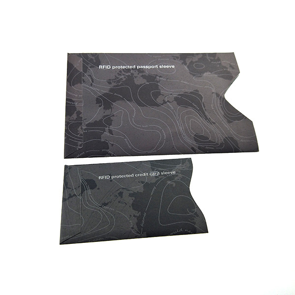 Customized Color RFID Blocking Card Sleeve Fits In Wallet 90*62*2mm