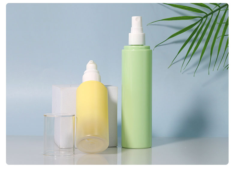 120ml 150ml Lotion Pump Bottle , Empty Plastic Bottles Silk Screen Printed For Makeup Tools