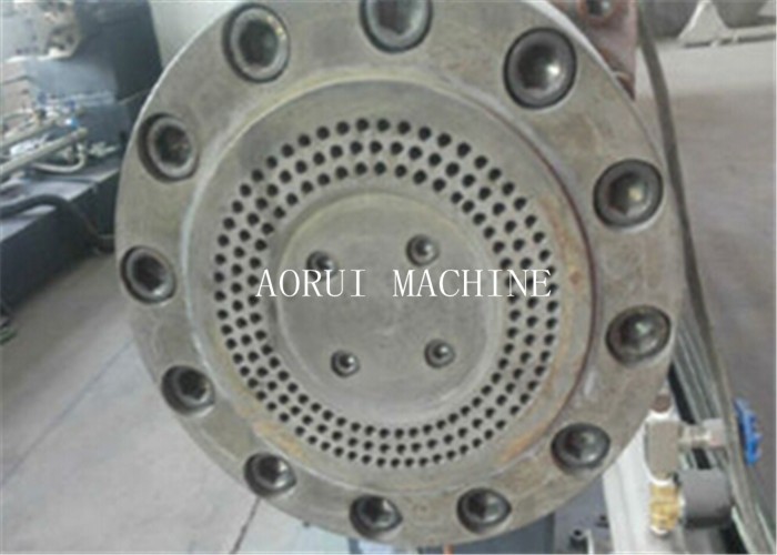 Single Screw Plastic Granules Machine For Granulating , PET Bottle Recycling Plant