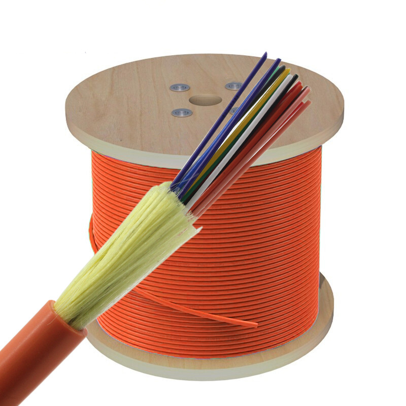 GJFJV-24B1 All Dielectric Structure MFC Multi Fiber Indoor Optic Cable for Networking