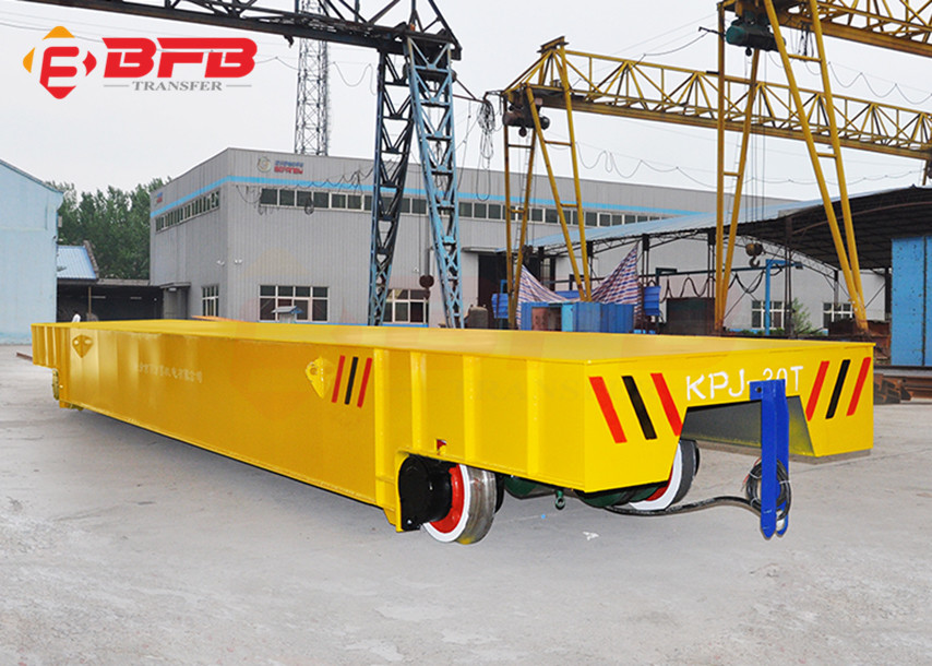 Warehouse Motorized Transfer Trolley Precast Slab Handling Cable Drum Power