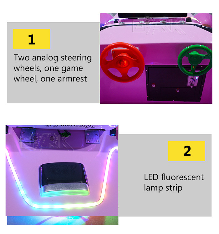 Shopping mall earn money equipment Fiber Glass New design bubble car swing machine kids ride coin